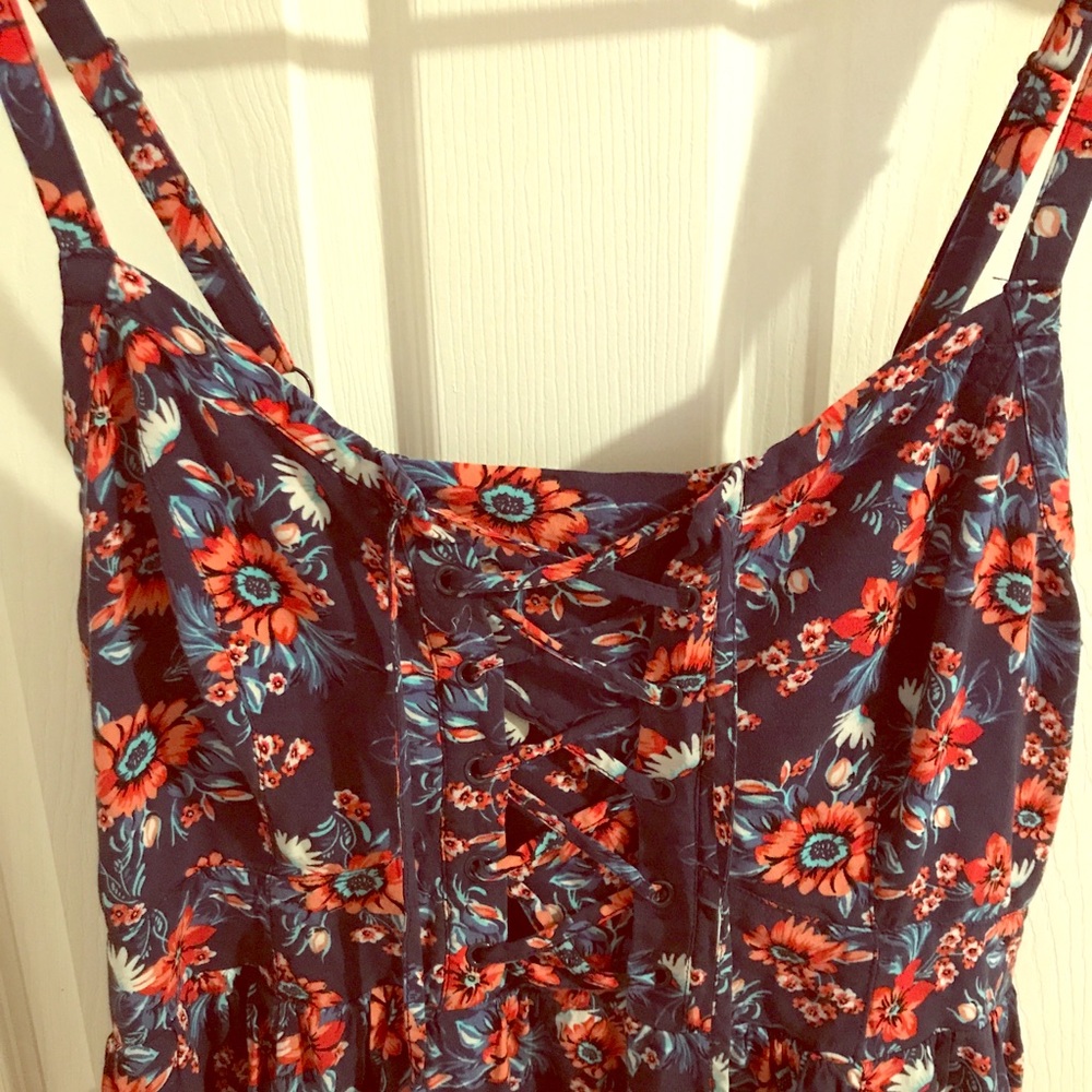 Torrid floral high-low dress